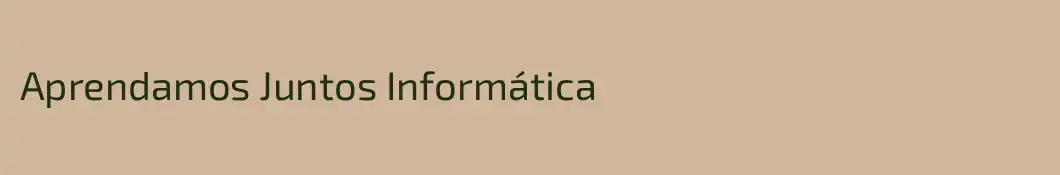 Aprendamos Juntos Informática